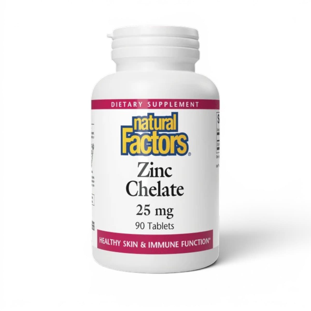 Natural Factors, Zinc Chelate, 25 mg, 90 Tablets