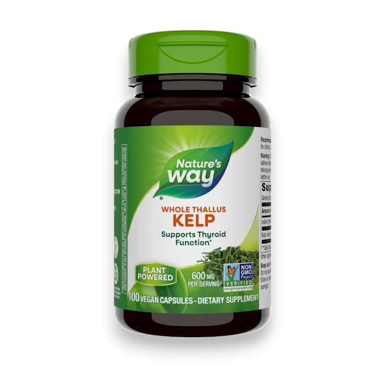 Nature's Way, Kelp, Whole Thallus, 363 mg, 100 Vegan Capsules