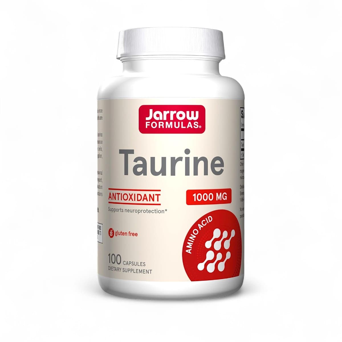 Jarrow Formulas, Taurine , 1,000 mg, 100 Capsules