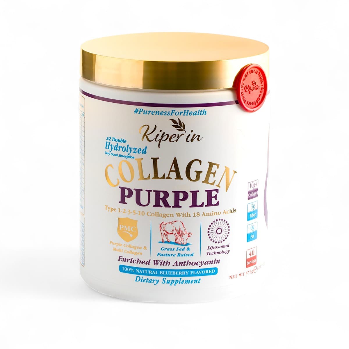Kiperin, Collagen Purple, 576 g