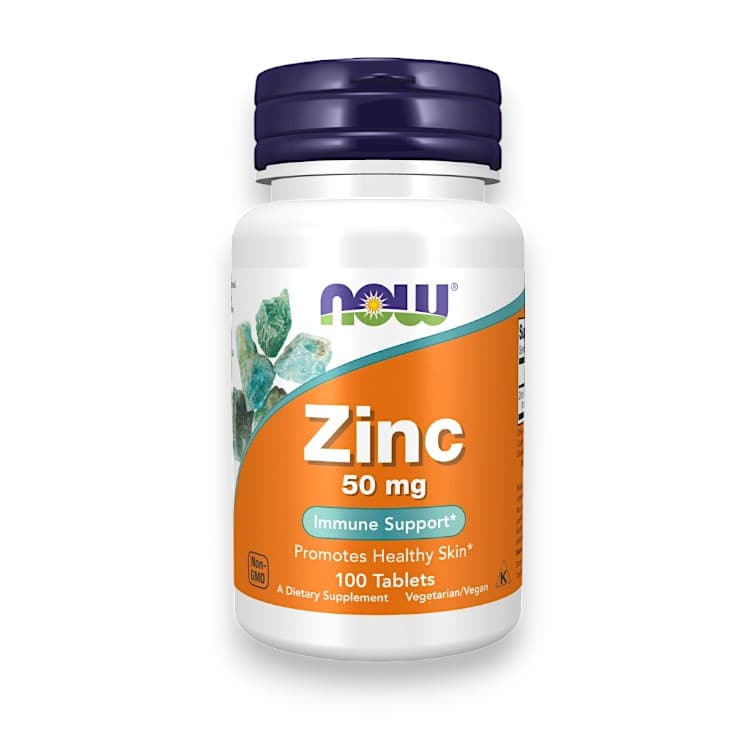NOW Foods, Zinc, 50 mg, 100 Tablets