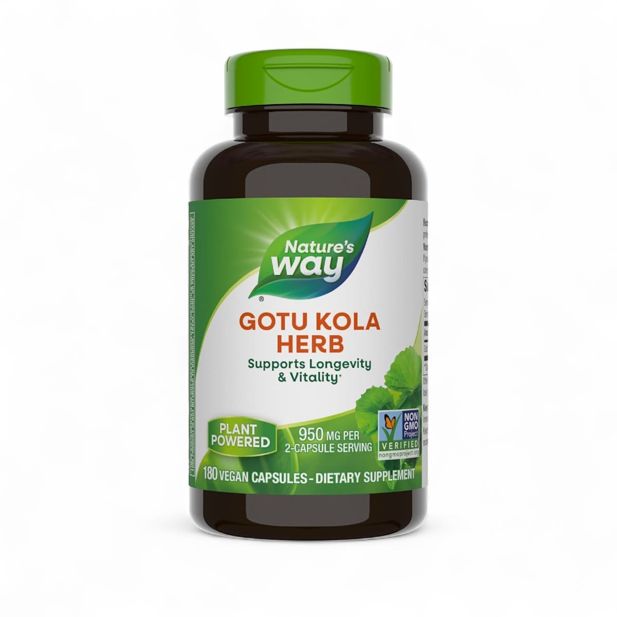 Nature's Way, Gotu Kola Herb, 100 Vegan Capsules (475 mg per Capsule)