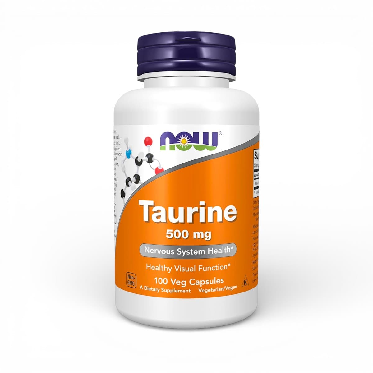 NOW Foods, Taurine, 500 mg, 100 Veg Capsules