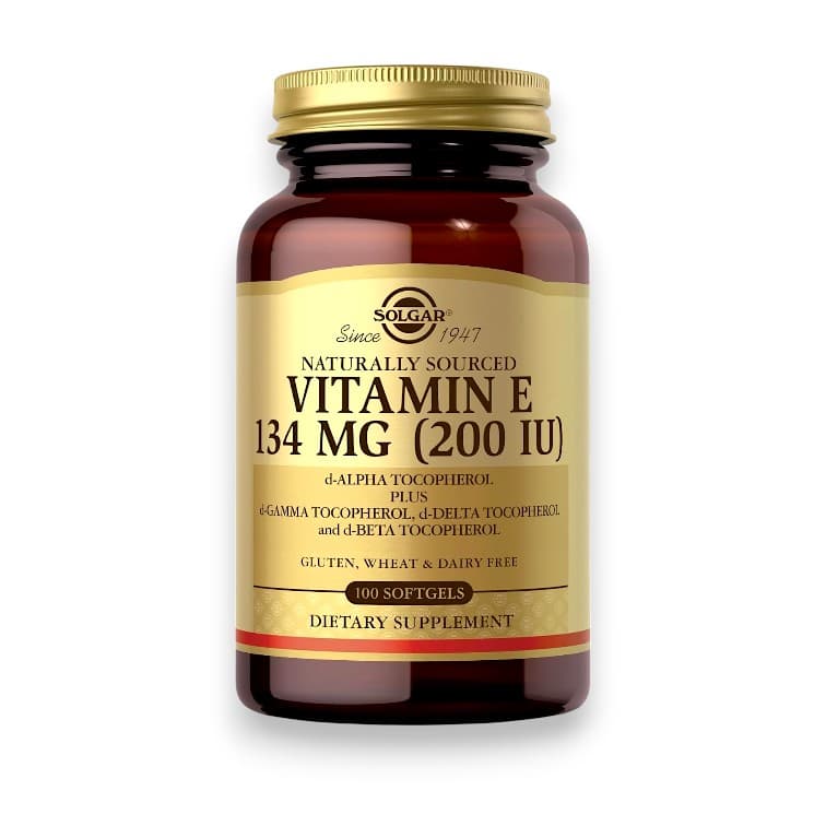 Solgar, Natural Source Vitamin E, 134 mg (200 IU), 100 Softgels