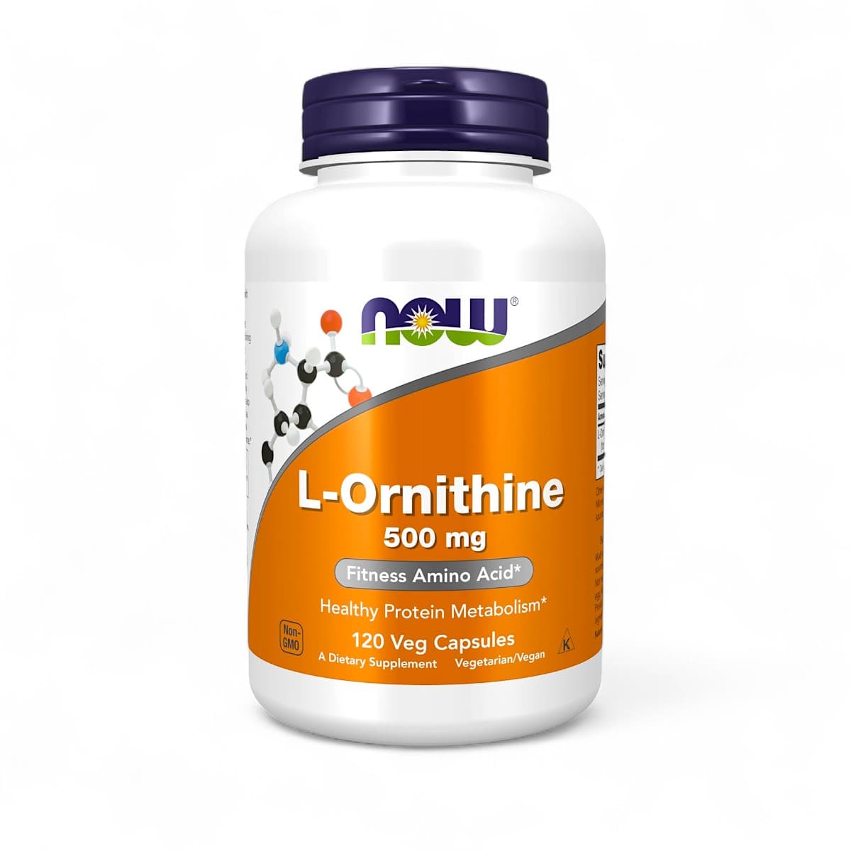 NOW Foods, L-Ornithine, 500 mg, 120 Veg Capsules