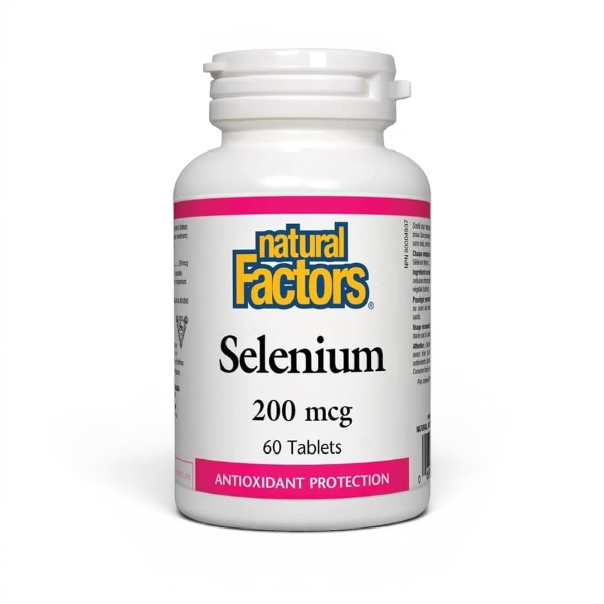 Natural Factors, Selenium 200 mg, 60 Tablets