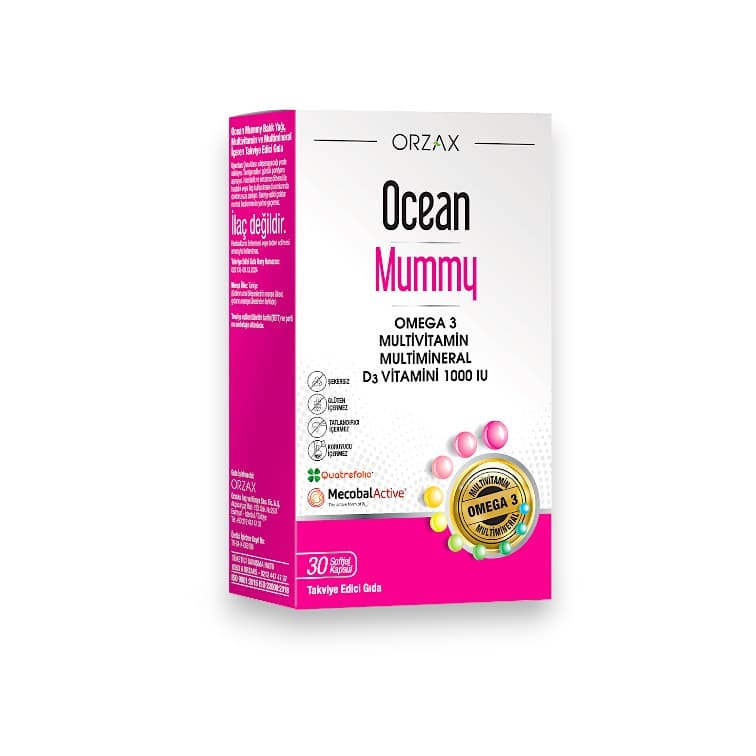 Ocean Mummy Omega, Multi Vitamin&Mineral, 30 Softgels