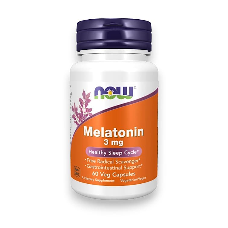 NOW Foods, Melatonin, 3 mg, 60 Veg Capsules