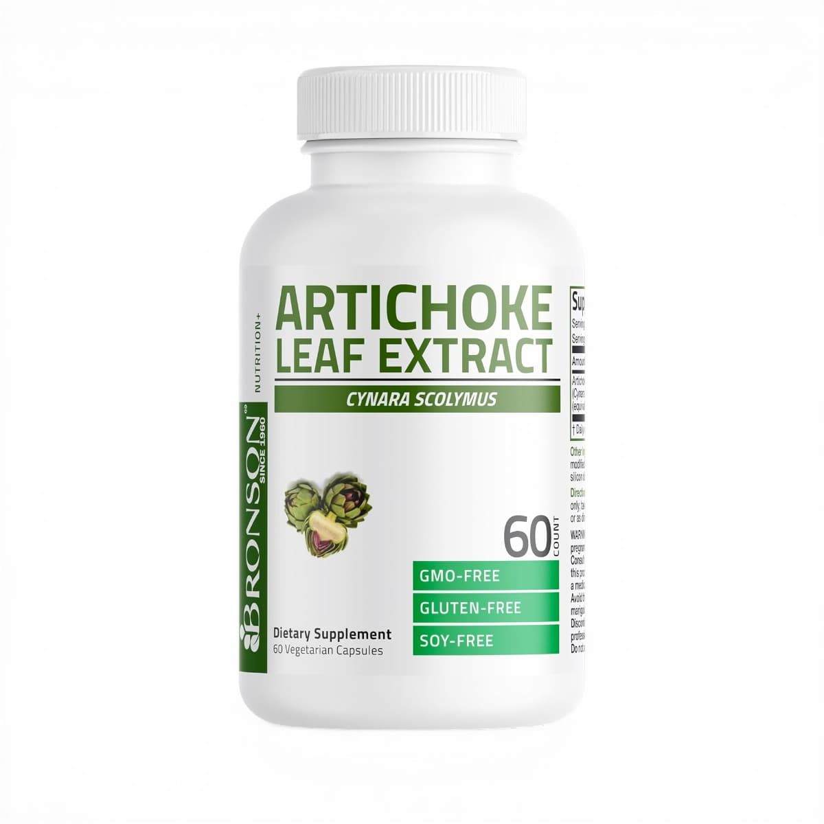 Bronson, Artichoke leaf extract , 250mg, 60 Count