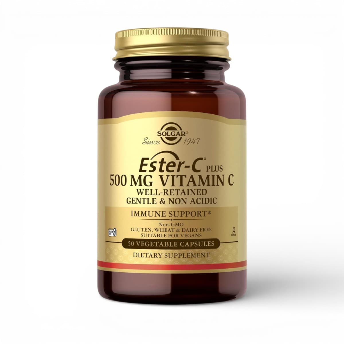 Solgar, Ester-C Plus®, Vitamin C, 500 mg, 50 Vegetable Capsules