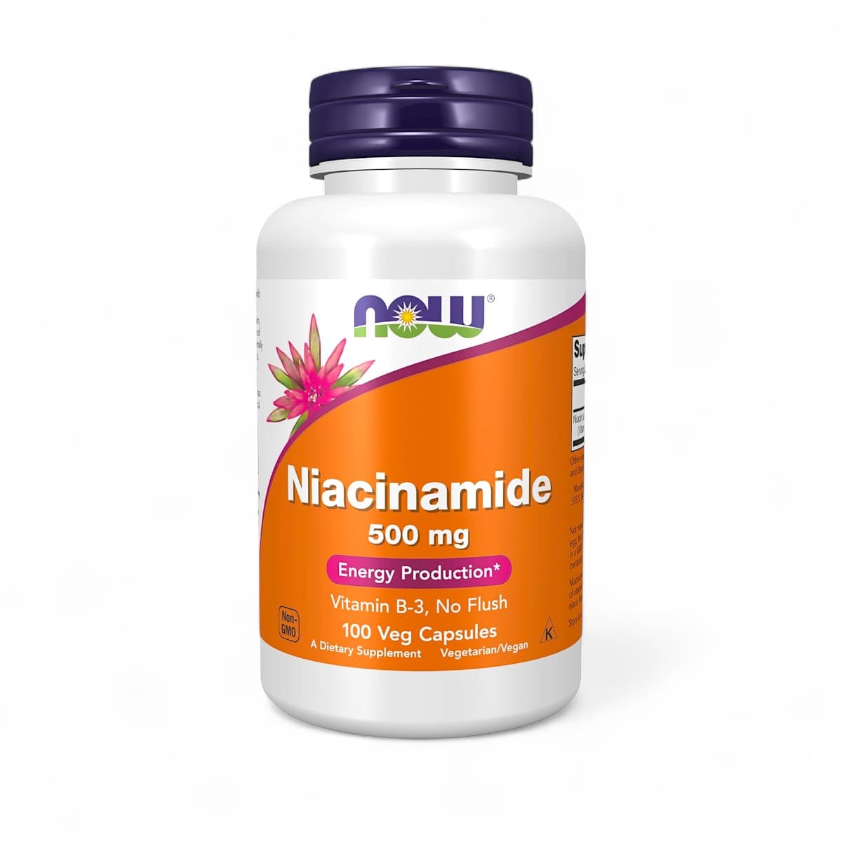 NOW Foods, Niacinamide, 500 mg, 100 Veg Capsules