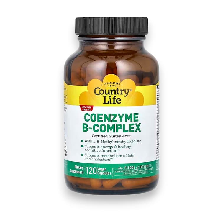 Country Life, Coenzyme B-Complex, 120 Vegan Capsules