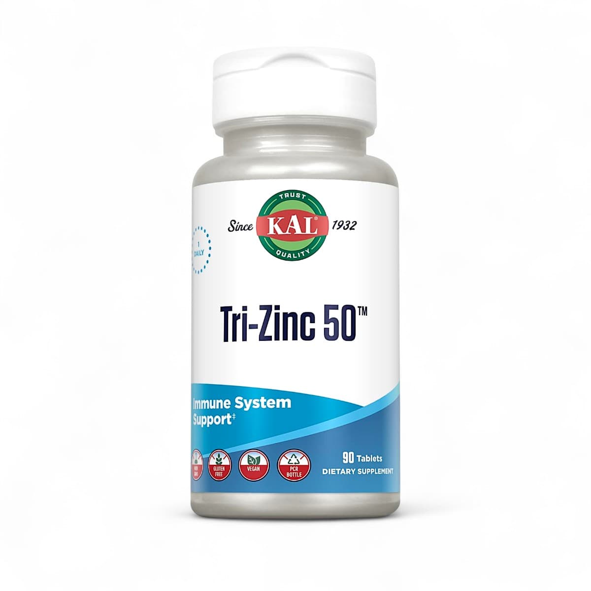 KAL, Tri-Zinc 50™, 90 Tablets (50 mg per Tablet)
