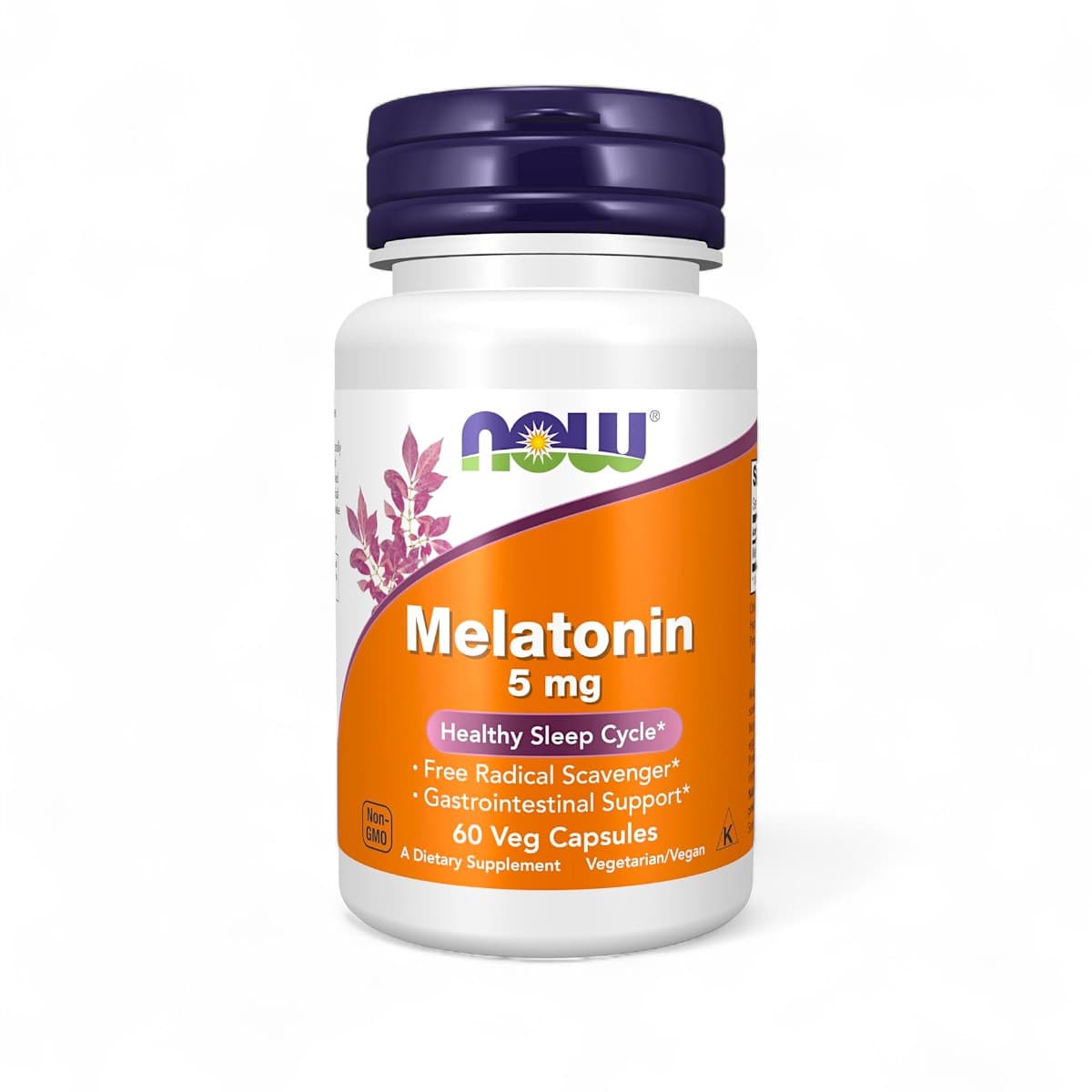 NOW Foods, Melatonin, 5 mg, 60 Veg Capsules