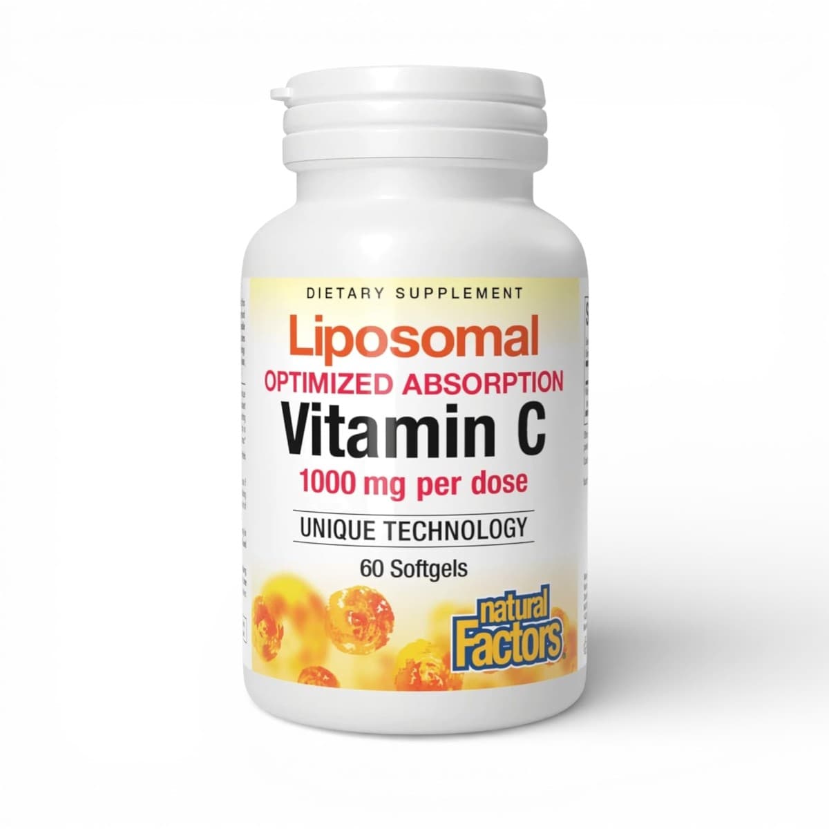 Natural Factors, Liposomal Vitamin C, 90 Softgels (500 mg per Softgel)
