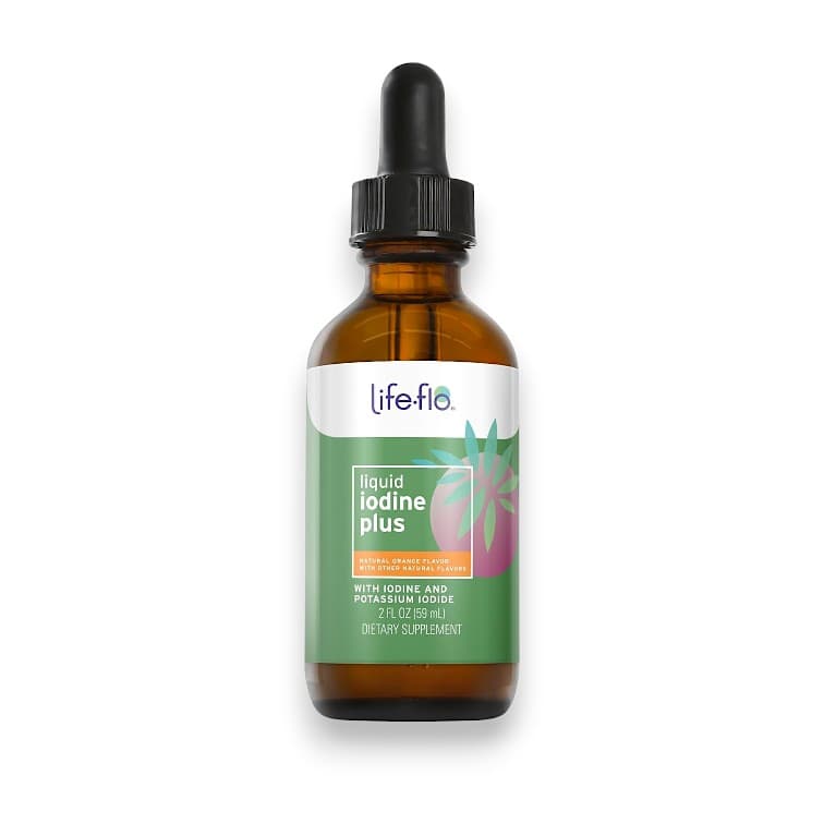 Life-flo, Liquid Iodine Plus, Natural Orange, 150 mcg, 2 fl oz (59 ml)