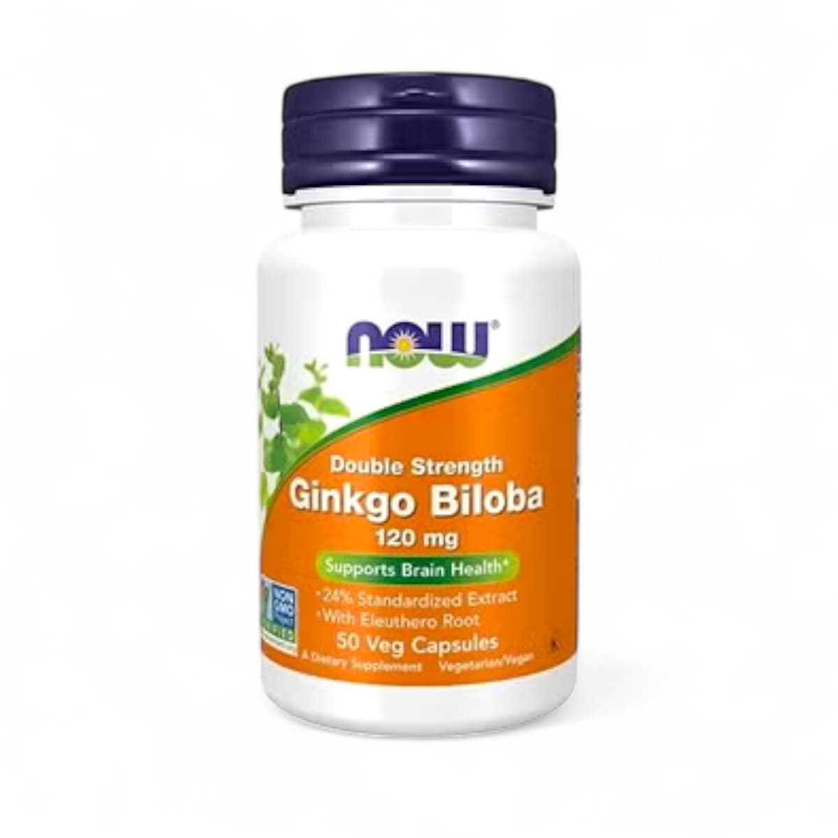 NOW Foods, Ginkgo Biloba, 120 mg, 50 Veg Capsules