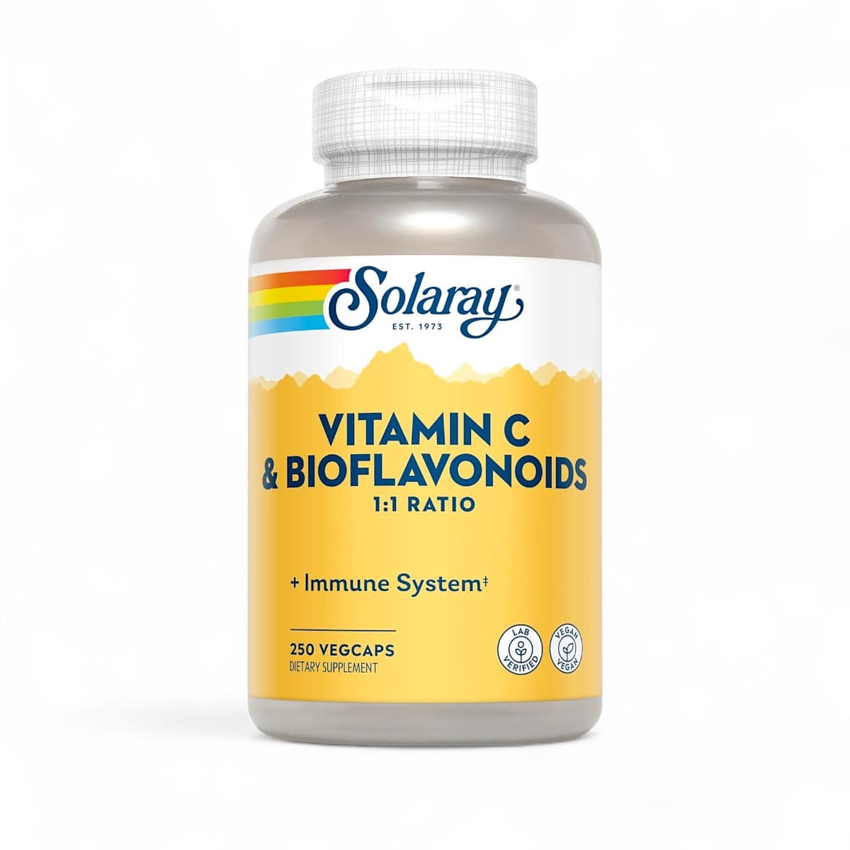 Solaray, Vitamin C & Bioflavonoids, 250 VegCaps