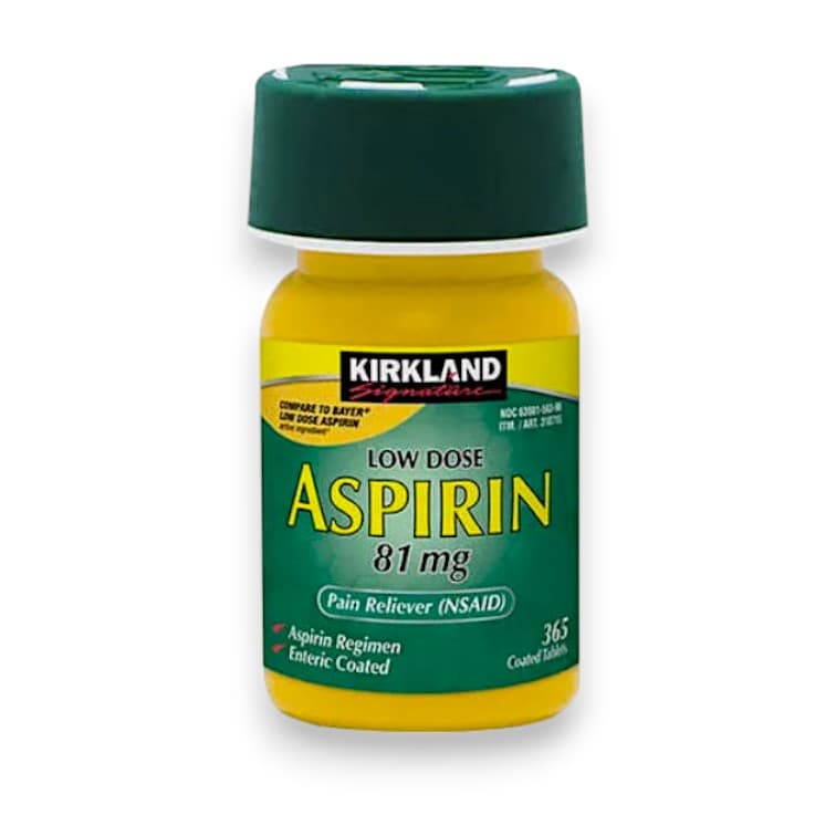 Kirkland, Aspirin, 81 mg, 365 tablets