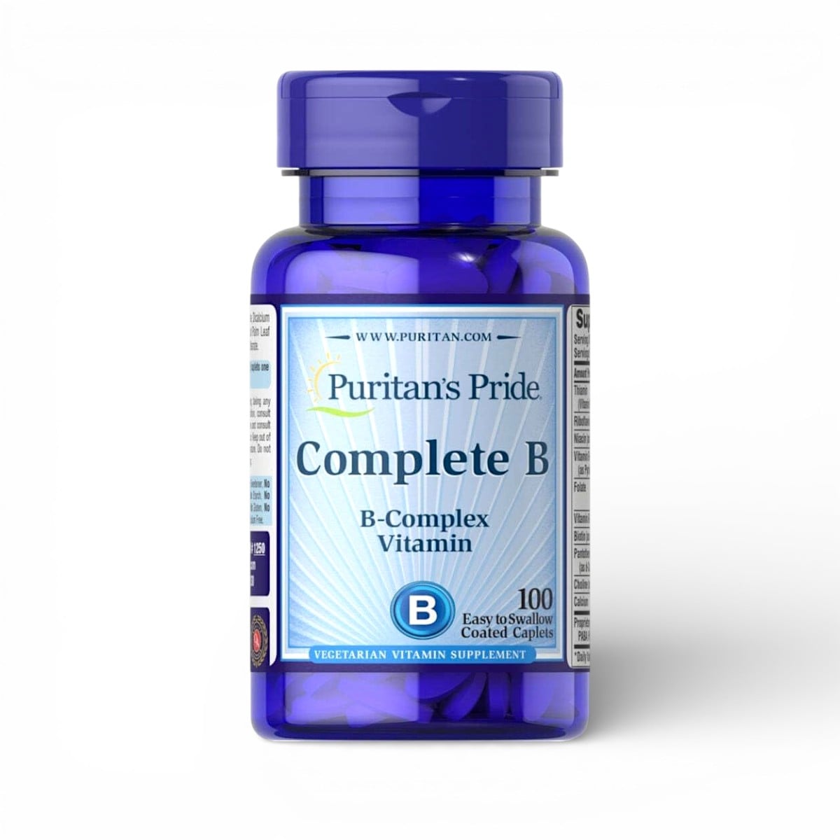 Puritan's Pride, Complete B, 100 Coated Caplets