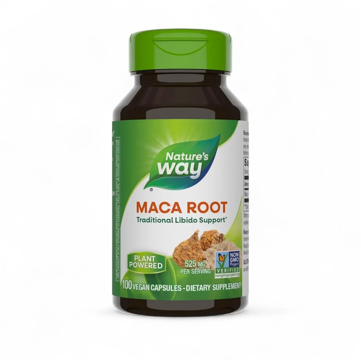 Nature's Way, Maca Root, 525 mg, 100 Vegan Capsules By Nature's Way