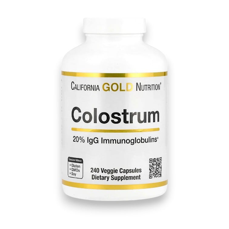 California Gold Nutrition, Colostrum, 240 Veggie Capsules