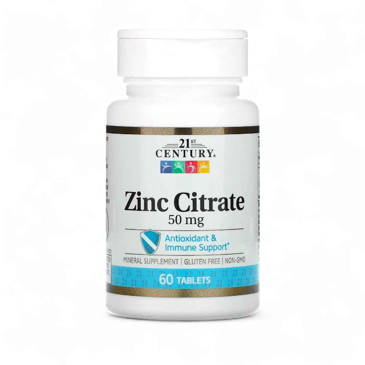 21st Century, Zinc Citrate, 50 mg, 60 Tablets