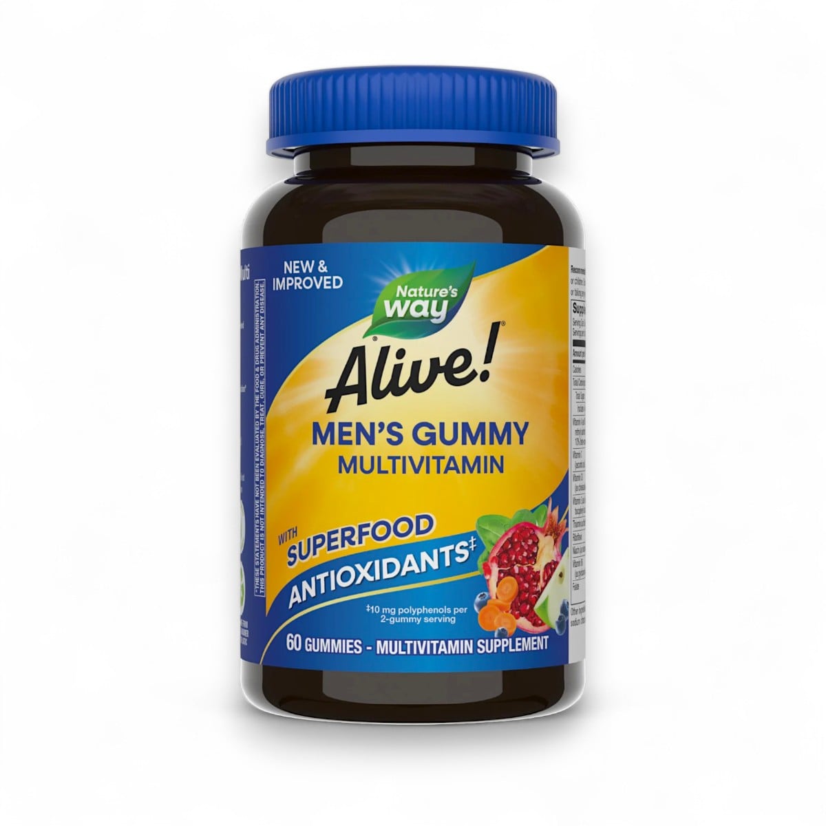 Nature's Way, Alive!® Men's Gummy Multivitamin, Fruit, 60 Gummies
