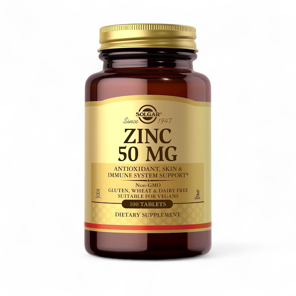 Solgar, Zinc, 50 mg, 100 Tablets