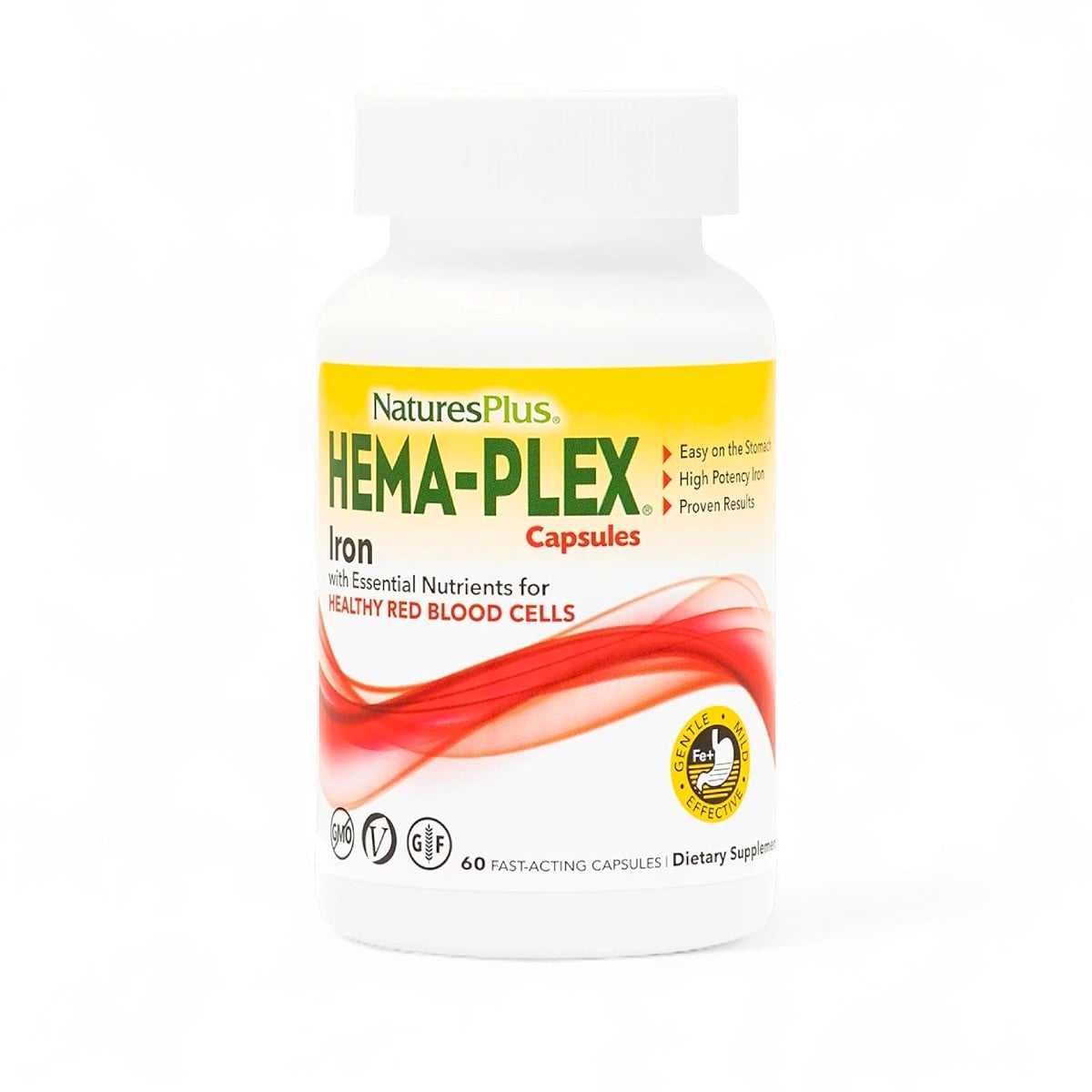 NaturesPlus, Hema-Plex, 60 Fast-Acting Capsules