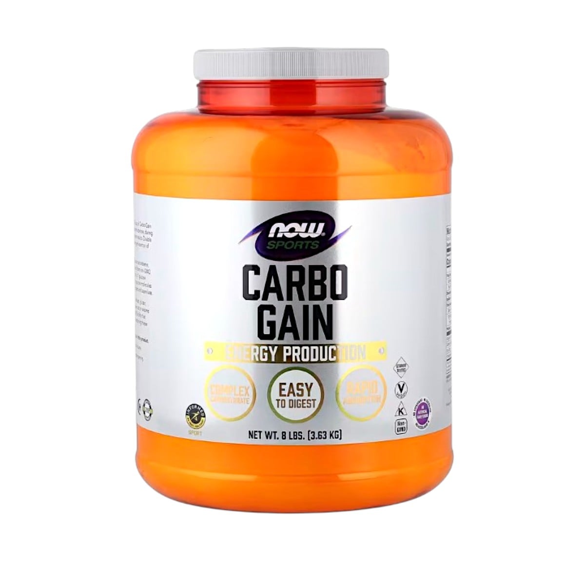 NOW Foods, Sports, Carbo Gain, 8 lbs (3.63 kg)