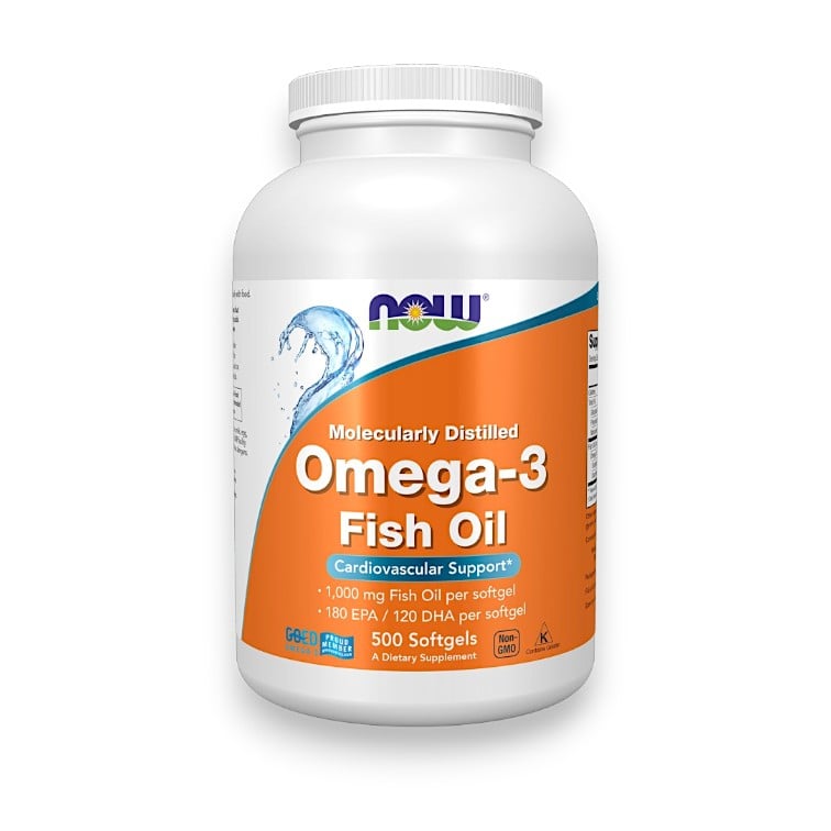 NOW Foods, Omega - 3 Fish Oil, 2,000 mg, 500 Softgels (1,000 mg per Softgel)