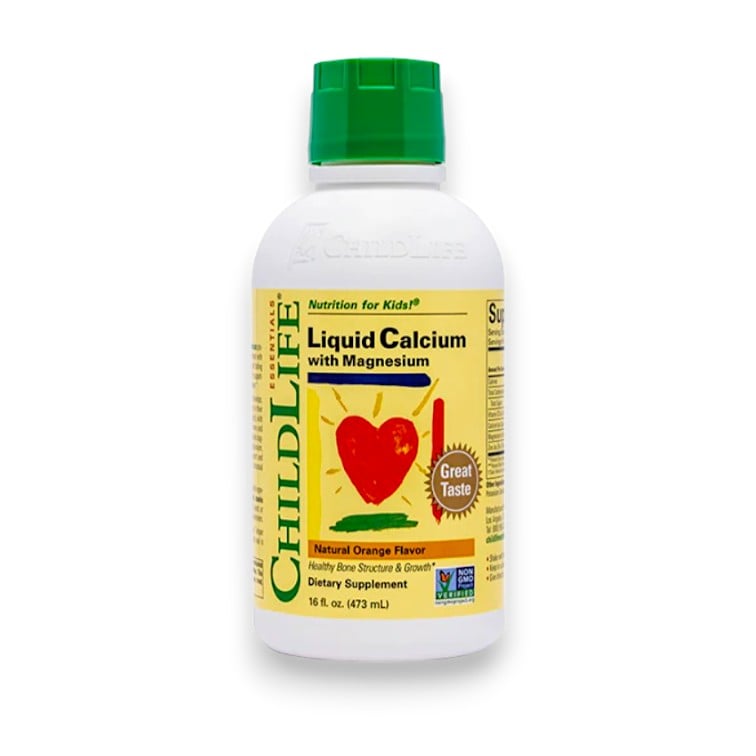 ChildLife Essentials, Essentials, Liquid Calcium with Magnesium, Natural Orange, 16 fl oz (473 ml)