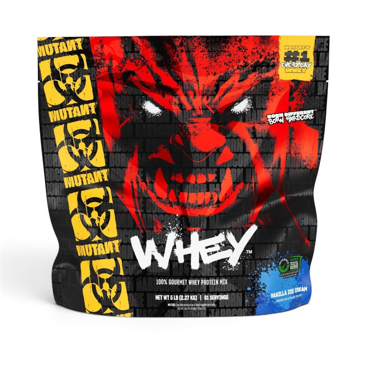 Mutant, Whey , Vanilla Ice Cream 2.27kg