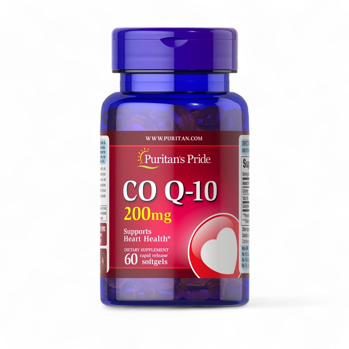 Puritan's Pride, CoQ - 10 200 mg, 60 Softgels