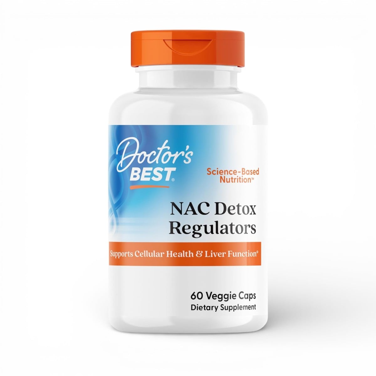 Doctor's Best, NAC Detox Regulators, 60 Veggie Caps