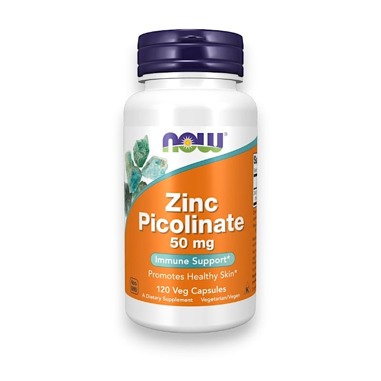 NOW Foods, Zinc Picolinate, 50 mg, 120 Veg Capsules
