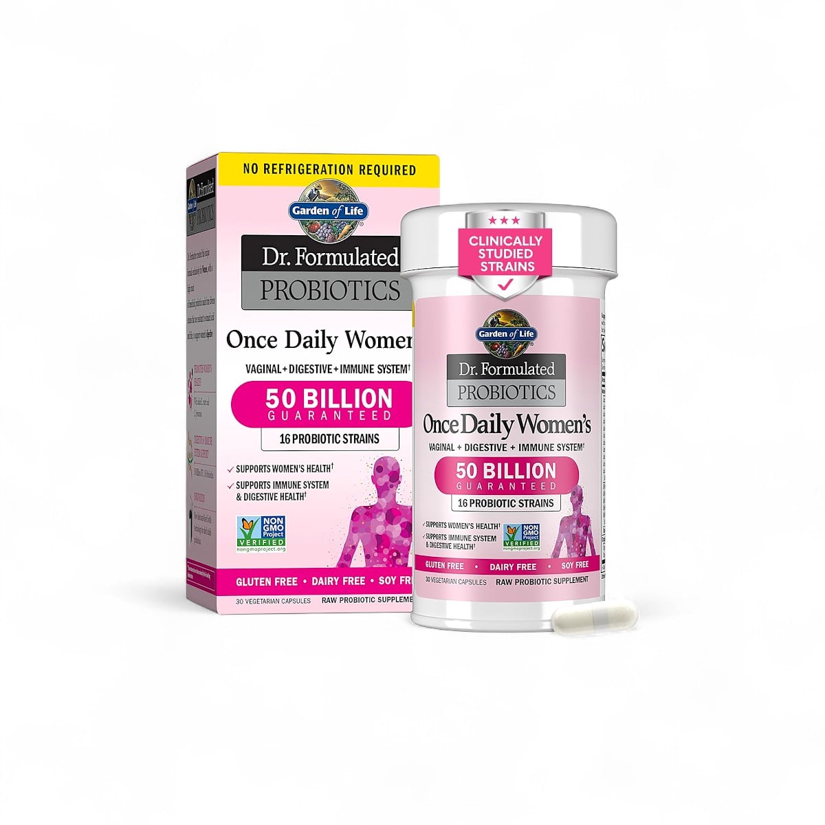 Garden of Life, Dr. Formulated Probiotics, Once Daily Women's, 50 Billion, 30 Vegetarian Capsules
