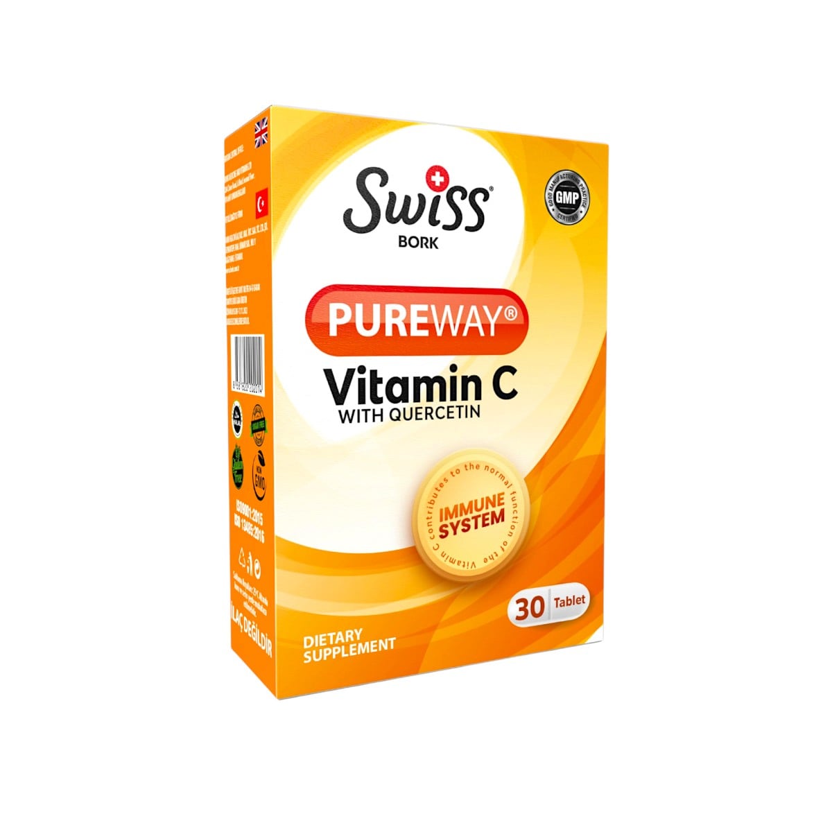 Swiss, Vitamin C with Quercetin, 30 Tablets