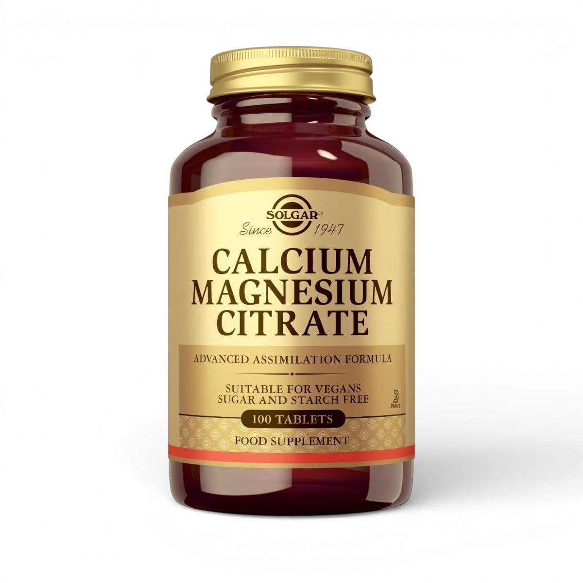 Solgar, Calcium with magnesium citrate, 100 tablets