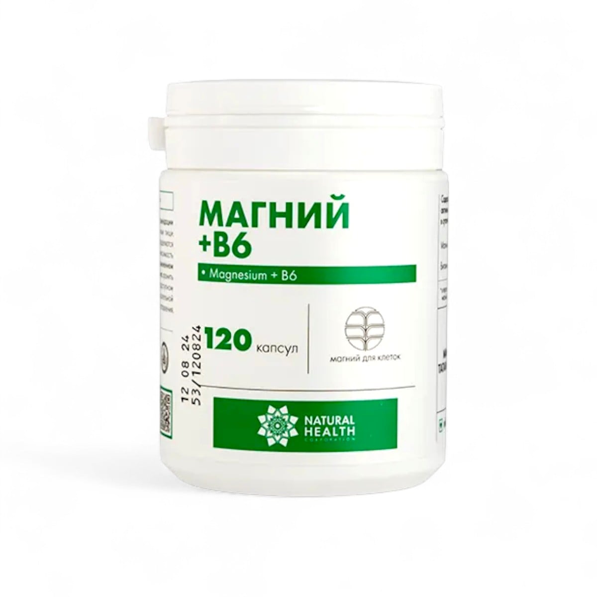 Natural Health, Magniy B6, 120 caps