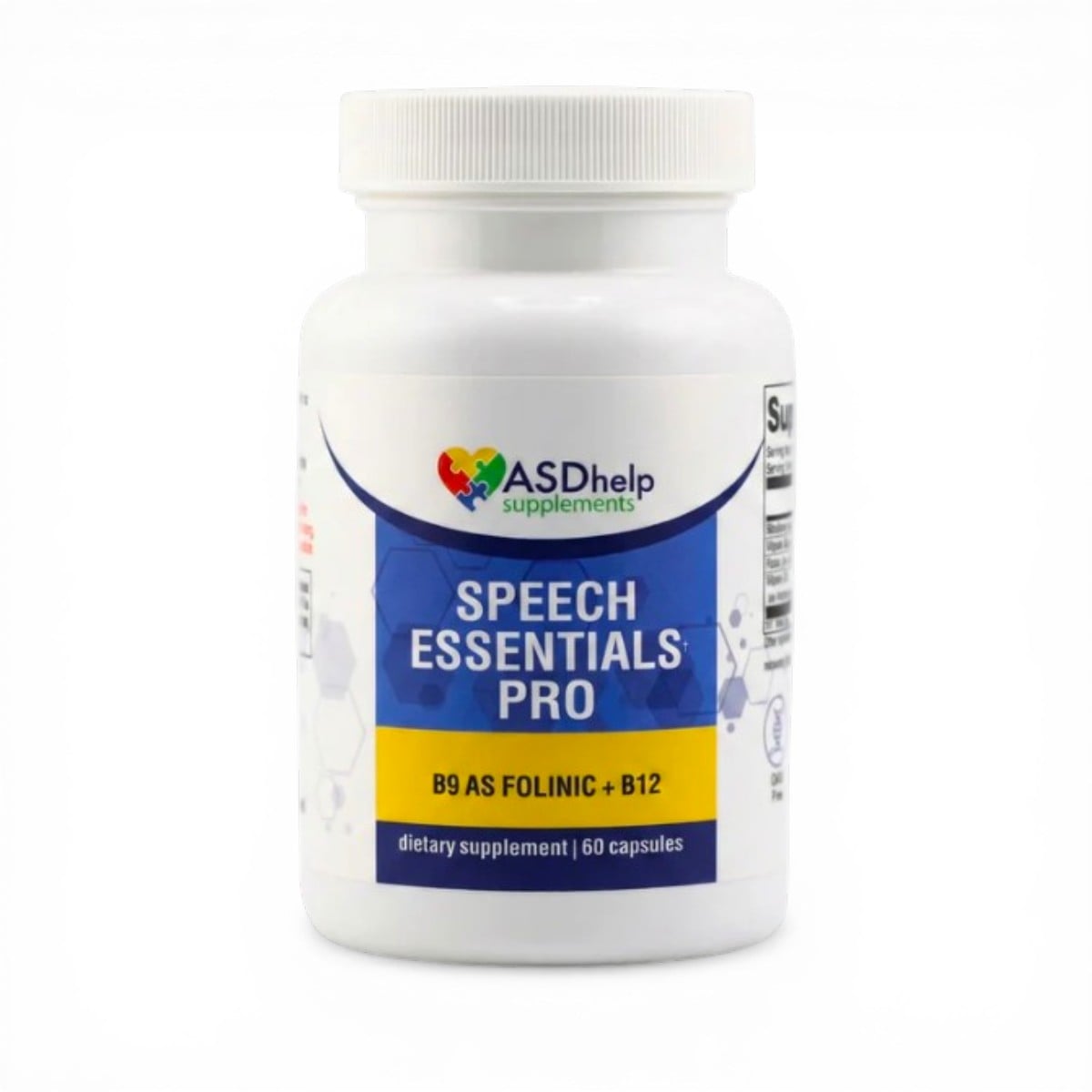 ASD Help Supplements, Speech Essentials pro, 60 Capsules