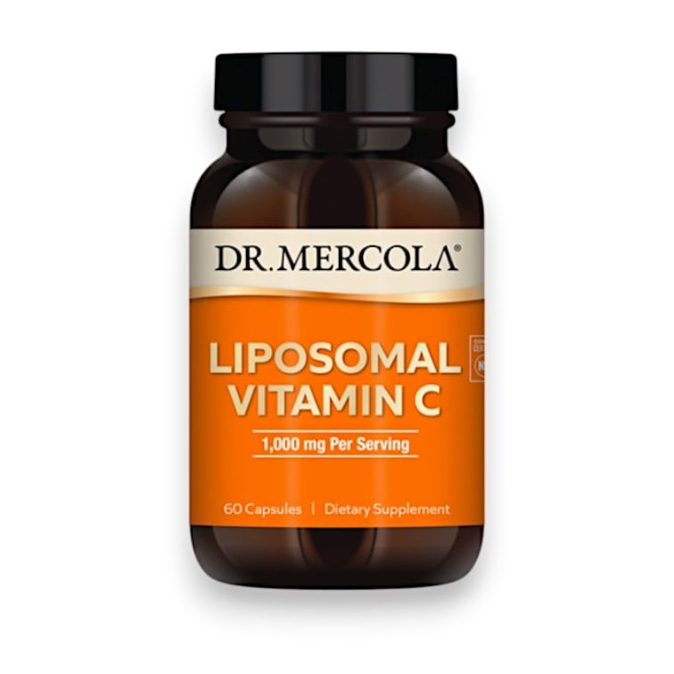Dr. Mercola, Liposomal Vitamin C, 1,000 mg, 60 Capsules (500 mg per Capsule)