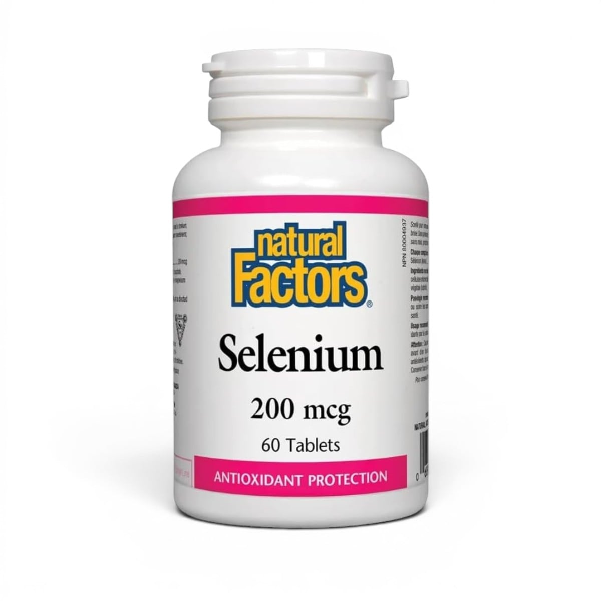 Natural Factors, Selenium 200 mg, 60 Tablets