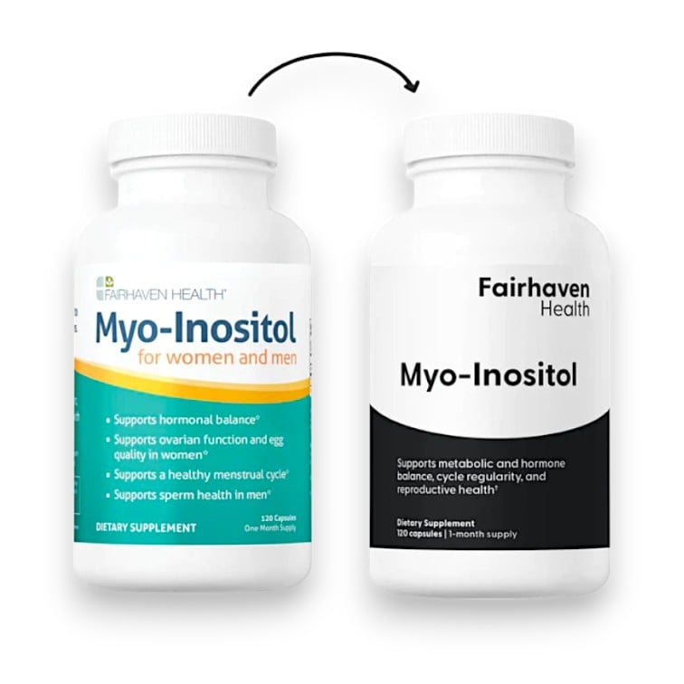 Fairhaven Health, Myo-Inositol, 2,000 mg, 120 Capsules