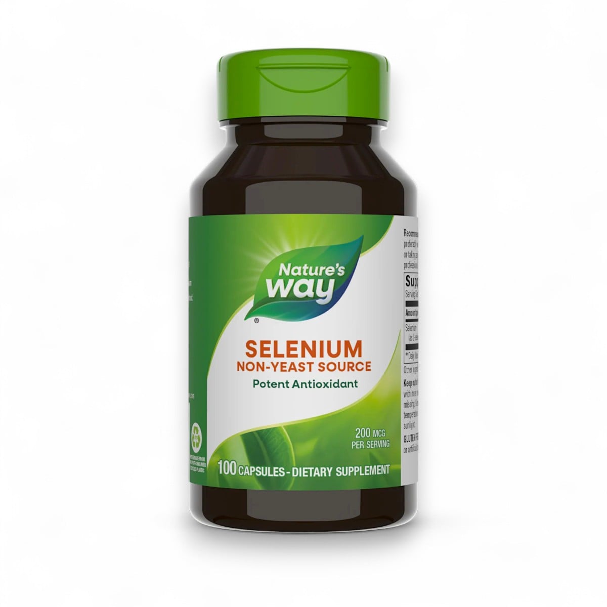 Nature's Way, Selenium, 200 mcg, 100 Capsules