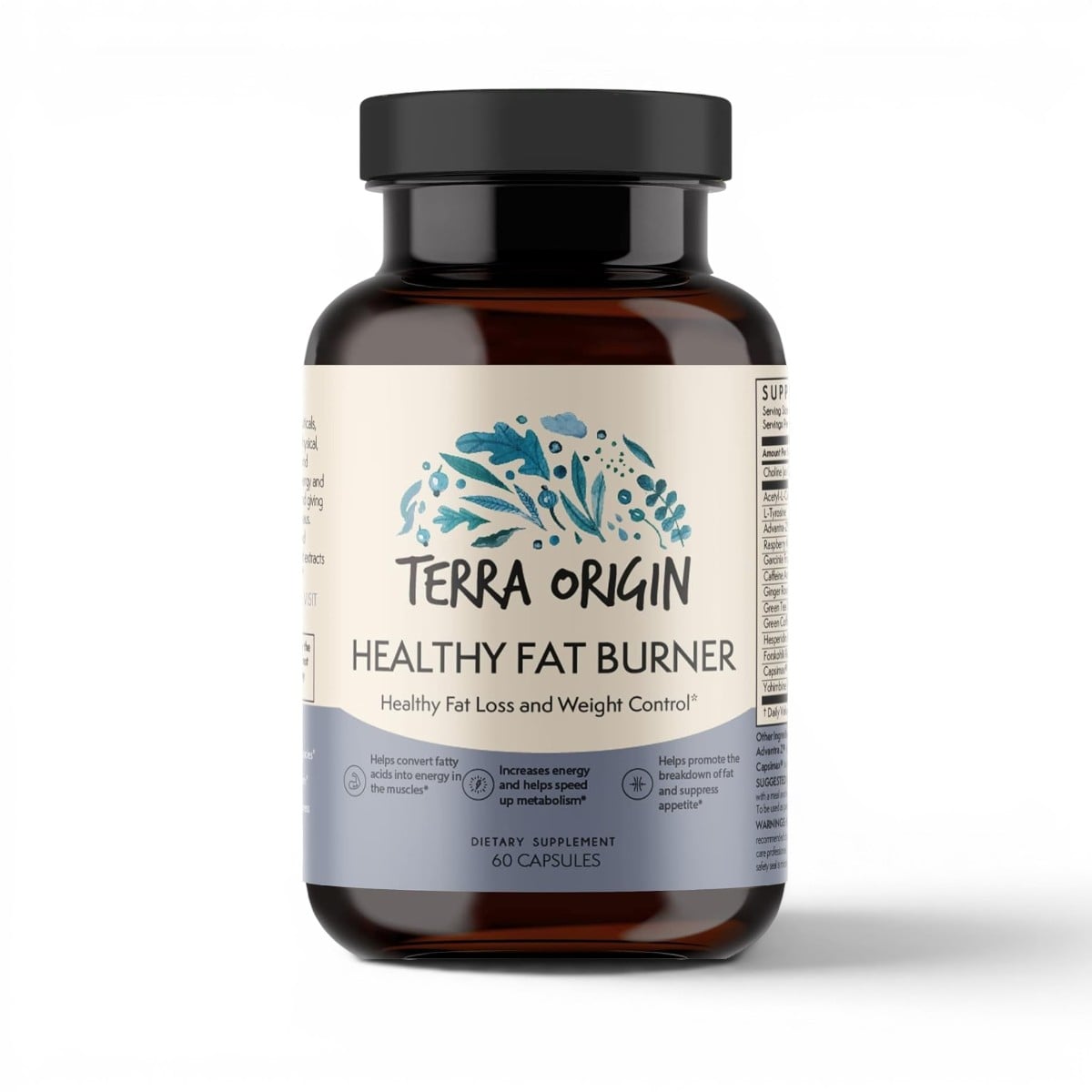 Terra Origin, Healthy Fat Burner, 60 Capsules