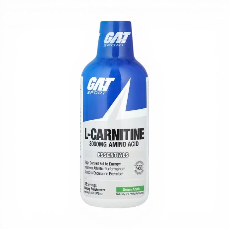 GAT, Sport, L-Carnitine, Green Apple, 3,000 mg, 16 oz (473 ml)