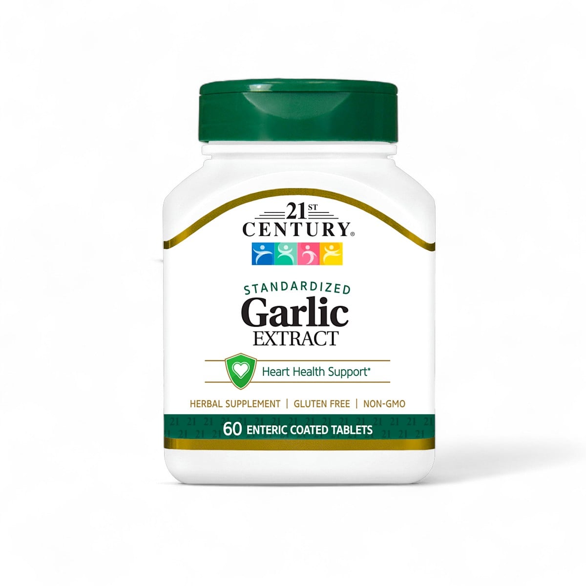 21st Century, Garlic Extract, Standardized, 60 Enteric Coated Tablets