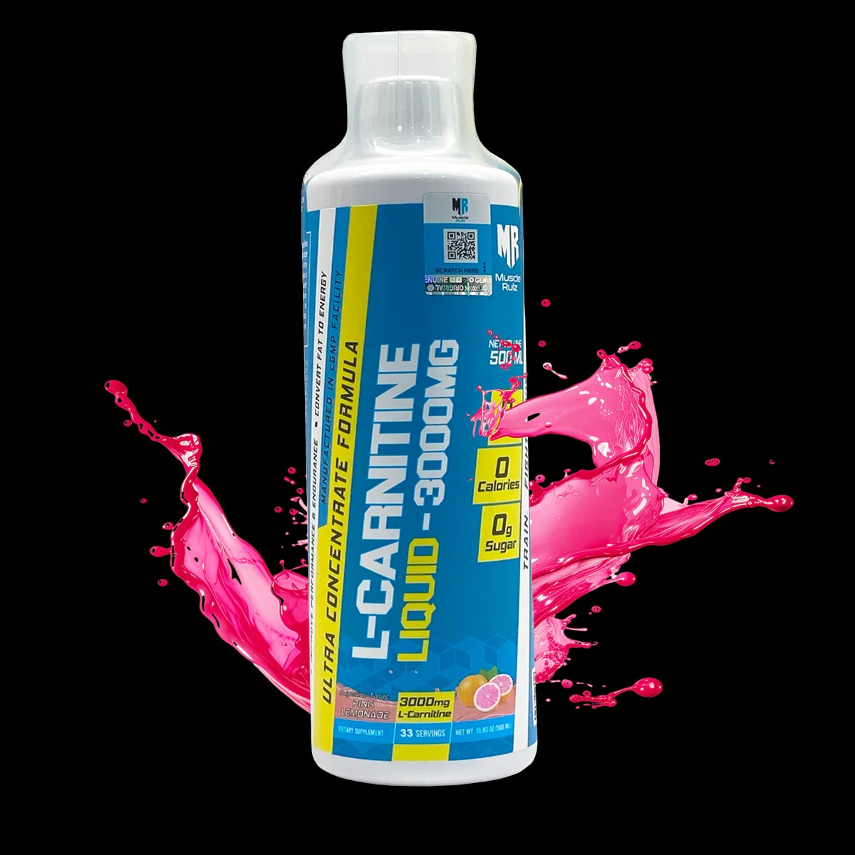 MR, L-Carnitine-3000 mg, Pink Lemonade, 480 ml